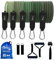 Bodylastics Basic Series Widerstandsband-Set, Widerstandsbänder, Griffe, Knöchelriemen, Türanker, Tragetasche, robuste Übungsbänder, patentierte Clips und Schnappreduzierungstechnologie (4,5–90,7 kg,