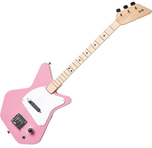 Loog Pro Electric Guitars Pink Kindergitarre