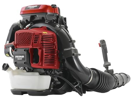 PRORUN 75.6cc 1020 CFM 240 MPH Gas-Powered 2-Cycle Backpack Leaf Blower, PBB2884