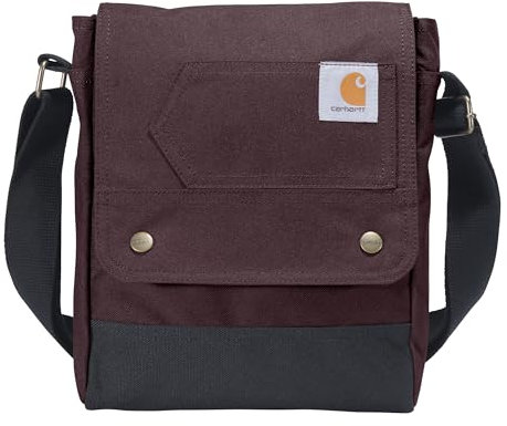 Carhartt Damen, Durable, Adjustable Bag with Flap Over Closure Tasche mit Schnappverschluss, langlebig, verstellbar, mit Klappverschluss, Everday Crossbody Snap (Port)