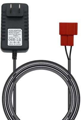 12V Battery Charger for Ride On Toys, fit for Mercedes Benz, Truck Car, Best Choice ATV Power Adapter, Red Square Plug