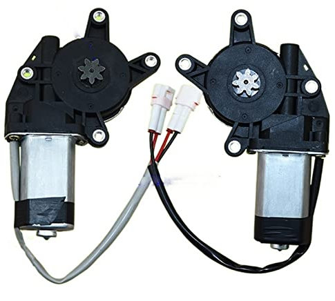 DIY-Zubehör Mini electronic starter Elektrischer Autofenstermotor, Elektrischer Fensterhebermotor, Elektrisches Allradfahrzeug-Fensterzubehör 12-V-Motorwerkzeuge (Color : 4-hole 7-tooth, Size : One
