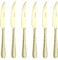 Arthur Price CAVA0841 6 Steak Knives, Stainless Steel, Gold