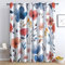 Generisch Floral Vorhang, Aquarell Blumen Gardinen mit Ösen 2er Set Verdunkelungsvorhang, Bunt Vorhänge, Wohnzimmer Schlafzimmer Kinderzimmer Blickdichte vorhänge, 280x260 cm j1&-39