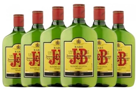 Whisky Blended JB/Whisky Pet Botella Medium 50 cl (Caja de 6 Botella Medium de 50 cl)