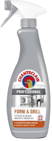 Wintem Sgrassatore Spray per Forni e Grill Formula Concentrata e Potente 700ml - Ideale per Rimuovere lo Sporco più Incrostato e Laciare le Superfici Pulite e Brillanti Senza Aloni o Grasso