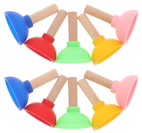 HEMOTON Mini Pömpel Props 4X3X3Cm Zaubertrick Zubehör Saugnapf Spielzeug Für Party & Scherzartikel