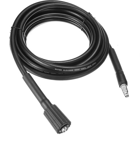 High Pressure Washer Hose M22 18Mpa 5/10/15m Black Garden Washer Pipe Sprayer Hose Partially Compatible with Nilfisk C100 C110 C120 C130 C140