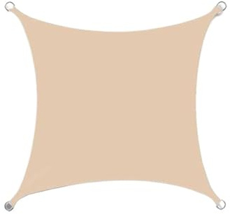 GIYXHU Tarp Wasserdicht Wasserdichter Sonnenschutz, Sonnenschutz, Sonnensegel, Markise, Camping, Schattentuch, groß, for Überdachung, Garten, Terrasse im Freien(Beige,2x5m)