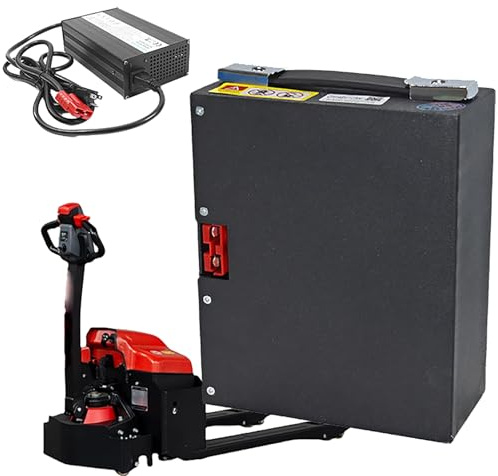 HJGHY Akku für Hubwagen 48V 10Ah 15Ah 20Ah Elektrogabelstapler für 450W-1000W Motorkits 48V LiFePO4-Akkus mit Griff und BMS,48v10ah