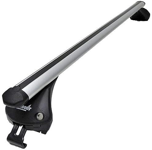 Summit SUP-957 - Baca integrada para Coches, con rieles corredizos (Aluminio, 2 Unidades)
