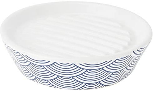 MSV Porte Savon Céramique BENTO Bleu