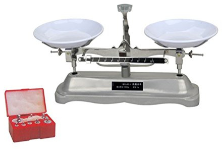 CGOLDENWALL Die 1000 g/1 g Gegenwaage Laborwaage Mechanische Zähler Balance Skala Einzelstrahl Schule Lehrmittel