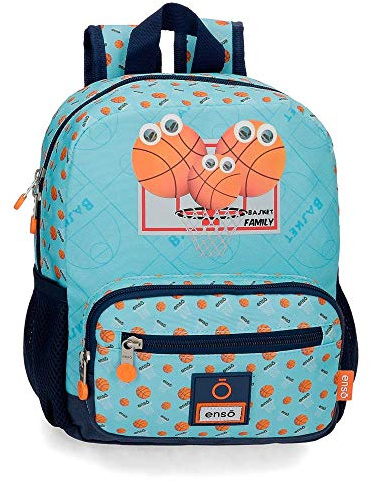 Enso Basket Family Vorschul-Rucksack Blau 23x28x10 cms Polyester 6.44L