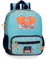 Enso Basket Family Mochila Preescolar 28cm, Niños, Azul, 23x28x10 cms