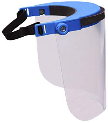 Pantalla Protectora Facial VISERA 22x21 cm transparente, Protección para viajes, Visera Protección Facial, Viseras Protectoras