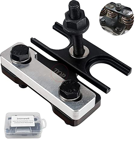Upgrade 67605 Valve Spring Compressor Tool Higher Nut Compatible with 4.8 5.3 5.7 6.0 6.2 LS1 LS2 LS3 LS6 Chevy LSX Camaro, Corvette, Trans am, GTO, G8, CTS V, GM Trucks, w/T Mark& Storage Box
