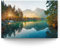 BilderKing Wandbild Wasserfall Hintersee Bayern - 90cm x 60cm Leinwand auf Fertigrahmen + Aufhänger
