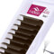 Extension De Cils En Soie 0.07mm D Curl 15-20 Mix Bouquet Volume Russe Soie éventails Faciles 2D 3D 4D 6D 8D 10D Naturel Cluster Professionnel(brun 0.07-D-15-20 MIX)