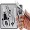 VOGARB Nail Clippers Set for Thick/Ingrown Nails Toenail 5pcs in 1 Large Long Handle Trimmer Wide Opening Cutter Heavy Duty Professional Podiatrist Pedicure Tool for Adult Seniors(JCDK5PS)