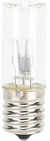 Lampe de Désinfection E17, Tube de Nettoyage, Lumière Ultraviolette Portable, Ampoule de Nettoyage pour Purificateur D'air Laveuse de Réfrigérateur 10V 3W