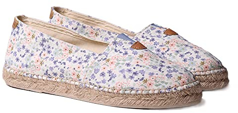 Toni Pons Unisex-Espadrille aus Baumwollstoff - BLANES-PR Roh, 39 EU