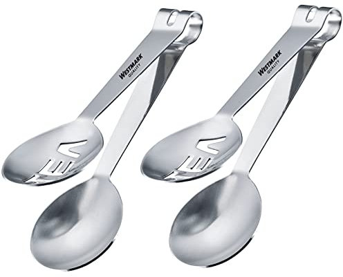 Westmark 2 Teebeutelzangen/-pressen/Mini-Squeezer, Teatime, Länge 12 cm, Rostfreier Edelstahl, 158422E3