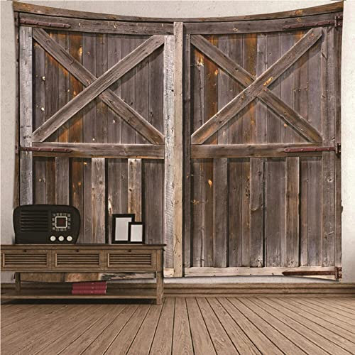 Home Decor Teppiche Zum Aufhängen,Wandverkleidung,Bauernhaus-Thema,Holztür,Wandbehang,Decke,Wohnheim,Art Decor,Strandtuch,Yogamatte Geschenk