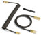 XINMENG C03 Custom Coiled Gaming Keyboard Cable, USB-C to USB-A geflochtenes mechanisches Tastaturkabel, goldfarbenes, abnehmbares Metall-Flieger-Doppelmantelkabel für Gaming-Tastatur/Mac/Win