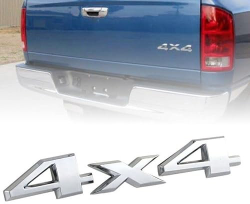 Seite 4X4 Emblem 15 * 2 8 cm Für Ram 3500 Tür Kotflügel Silber Nett