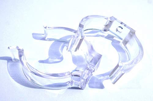 Led Leuchtstab Acrylbefestigungssatz 2Stück für 38mm Leuchtstäbe, Rohre, Befestigung für Wand oder Decke