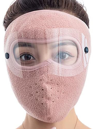 KieTeiiK Beanie Mütze,Vollgesichtsmaske Winddicht Fleece Warmes Gesicht Zum Schutz Winter-Kälteschutz-Gesichtsmaske Für Damen Und Herren Unisex