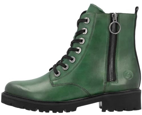 Remonte Damen D8671 Stiefeletten, Grün, 38 EU