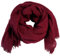 Niklarson Schal Tuch weinrot 190x100cm Damen Poncho Stola Pareo Viskose T1443