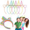 Serre-Tête Licorne Enfant, Plastique Unicorn Bandeaux, 12 Pièces Serre-Tête Licorne, Bandeaux En Plastique Licorne, Licorne Bandeaux, Bandeau Licorne Coloré, Serre Tete Licorne, Unicorn Bandeaux
