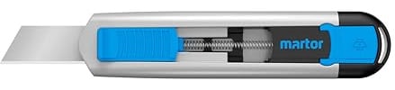 MARTOR SECUNORM 540 Sicherheitsmesser, rostfreie Klinge, Aluminium-Griff | 1-Seiten-Schieber, große Schnitttiefe, Styropor & Schaumstoff, Produktion, No. 54001410.02