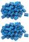 SRMAN 200 Stueck Blau ABS KF301-3P 5.08mm 3 Pin Anschlussklemme Schraubanschluss Stecker