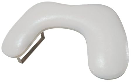Folpus Manicure Pillow Nail Rest Professional Nail Pillow for Nail Art Nail Technician, White with white leg