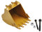 DEFESVCA Upgrade Vollmetallschaufel for Huina 580 23-Kanal-Bagger 1:14 RC Metallbaggerteile(Bucket 01)