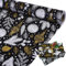 Weihnachts-Geschenkpapier, schwarze und goldene Folie, Kraft-Geschenkpapier, Jumbo-Rolle, schwarz-weißes Geschenkpapier für Weihnachten, Winter, Urlaub, Neujahr, Feier, 43,2 cm × 9,2 m