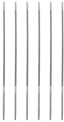 sourcing map 6pcs Chainsaw File, 9/64(3.5mm) Round Sharpening Hand Files Tool with Spiral Cut for Chain Chainsaw Sharpening, Grinding