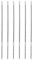 sourcing map 6pcs Chainsaw File, 9/64(3.5mm) Round Sharpening Hand Files Tool with Spiral Cut for Chain Chainsaw Sharpening, Grinding