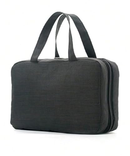 Geoyien Kulturbeutel zum Aufhängen, Kulturtasche zum Aufhängen, Große Faltbare Reisetasche mit 4 Fächern, wasserdichter Waschbeutel für Geschäftsreise, Urlaub und Bad für Kosmetiktasche Duschbeutel
