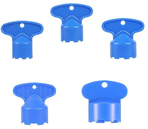 Tap Spanner,5 PCS Faucet Aerator Key Removal Wrench Tool Recessed Aerator Key for Sink Faucets Multi-Size M16.5/18.5/21.5/22/24 Plumbing Tools Water Saving Devices Durable Metal Faucet Bubbler