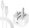For iPhone Charger Fast Charge,MFi Certified,20W 3.0 USB C Wall Charger Plug with 1M Fast Charging Cable,USB C PD 20W Power Adapter Cable,Compatible with iPhone14/13/12/11 Pro Max/XS/XR/X/SE/8 More