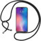 Movilear Funda Carcasa Transparente Gel TPU Silicona para ZTE Blade A51 4G, Colgante Anti-Shock Antigolpes con Cordon Negro FCRD