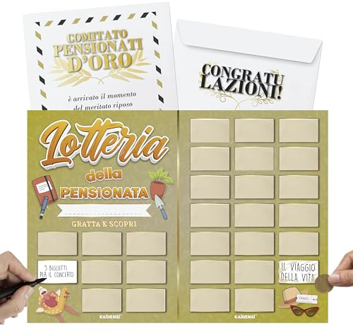 Rente Geschenke für Damen - Personalisiertes Spiel Rubbelspiel - Scherzartikel Lustige Geschenke