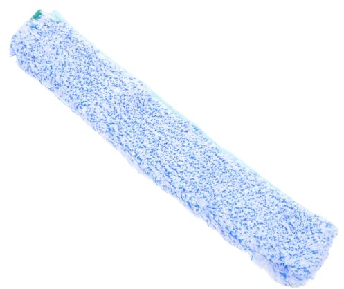 GANAZONO Reusable Microfiber Window Scrubber 14 Inch Replacement Sleeve with Wear-Resistant Fiber Material for Car Bathroom Glass Cleaning