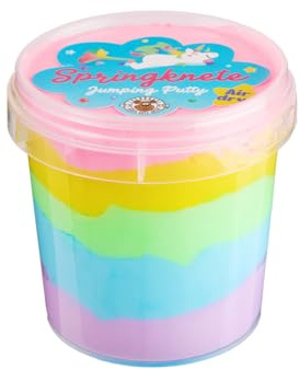 TRENDHAUS Rainbow Power 965769 Mix & Play, plastilina ad asciugatura all'aria per bambini, 5 colori pastello in una scatola