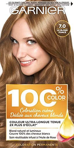 Garnier 100% Ultra Blond Access Permanente Färbung 7.0 Dunkelblond